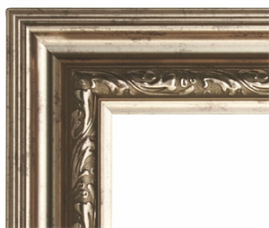 Sølv spejl 522 facetslebet klassisk 70x90cm varm nuance - Se flere Sølvspejle